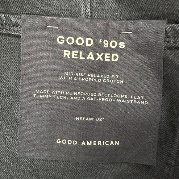 NWT Good American 90s Relaxed Mid Rise Jean - Picture 10 of 10